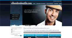 Desktop Screenshot of elhombredeestilo.com