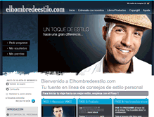 Tablet Screenshot of elhombredeestilo.com